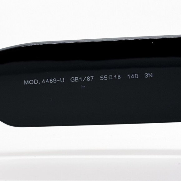 NEW VERSACE SUNGLASSES VE4489U GB1/87 BLACK WOMEN EYEWEAR - Picture 8 of 10